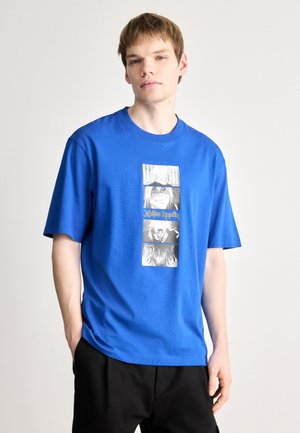 NULEY - Tričko s potlačou - open blue