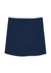 Calliope STAMPA COLLEGE  - Minigonna - blu