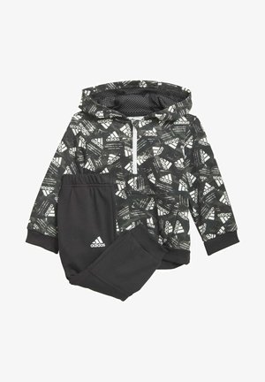 BADGE OF SPORT ALLOVER PRINT JOGGER SET - Trainingspak - black