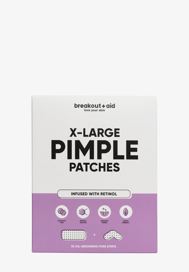 Breakoutaid - X LARGE PIMPLE PATCHES - Pimple patch, Vergroten