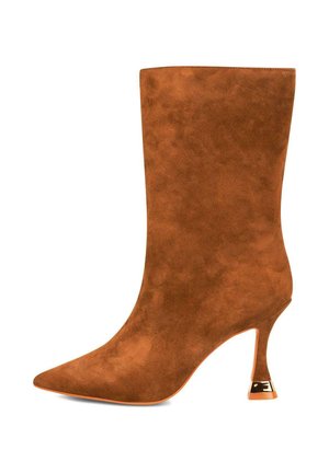 Botines de tacón - marrón