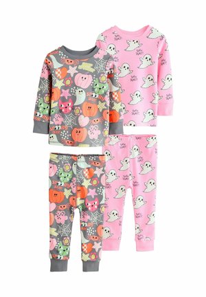 Next REGULAR FIT HALLOWEEN SNUGGLE SET - Yöasusetti - grey ghost pumpkin print