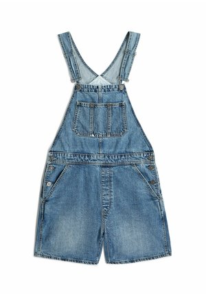 G-STAR, SHORT DUNGAREE - Tuinbroek - faded waterfront