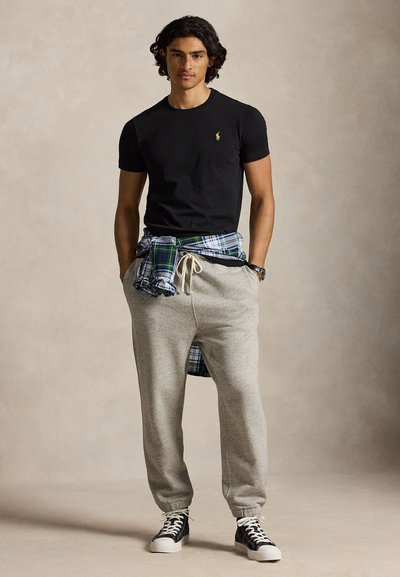 Polo Ralph Lauren CUSTOM SLIM FIT JERSEY CREWNECK T-SHIRT - Basic T-shirt - black