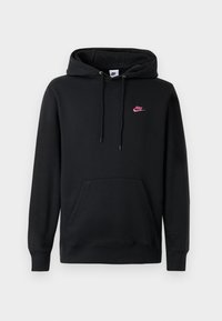 CLUB HOODIE - Sweatshirt - black/pinksicle