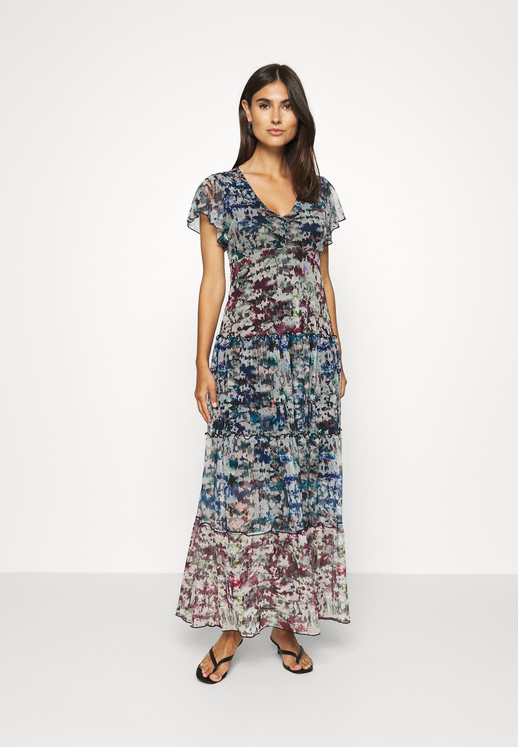 Desigual Vest Moscu Maxikleid Crudo Mehrfarbig Zalando De 