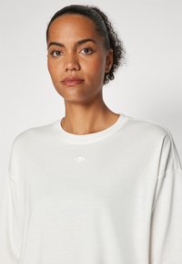 Champion ICONS OVERSIZE CREWNECK  - T-shirt con stampa - white