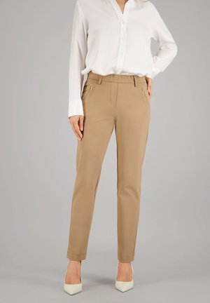 Gardeur ZENE57 SLIM FIT - Stoffhose - sand