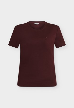 Tommy Hilfiger, SLIM CODY TEE - T-shirt basique - deep burgundy