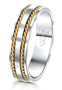 Lucardi RHODOS - Bague - silver coloured and gold coloured