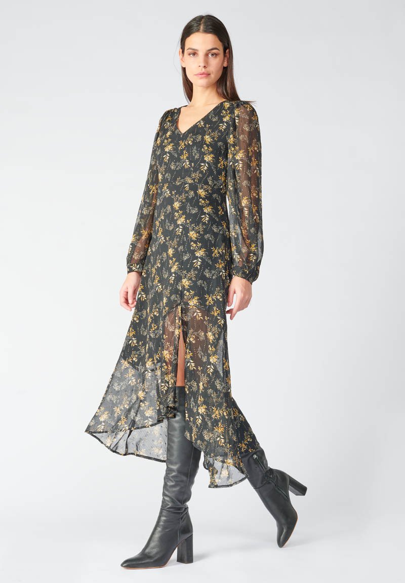 Le Temps Des Cerises Robe de jour noir ZALANDO