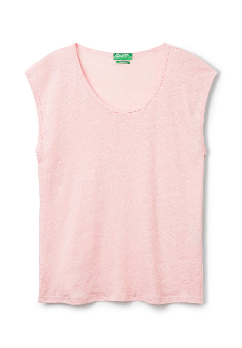 Robe Fille Sans Manches United Colors Of Benetton Rose Clair - Taille L