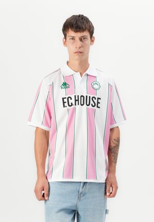RETRO HOUSE AUTHENTIC TARIK JERSEY  UNISEX - Polo shirt - white/pink/green