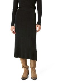 Noa Noa VIBENN - A-line skirt - black