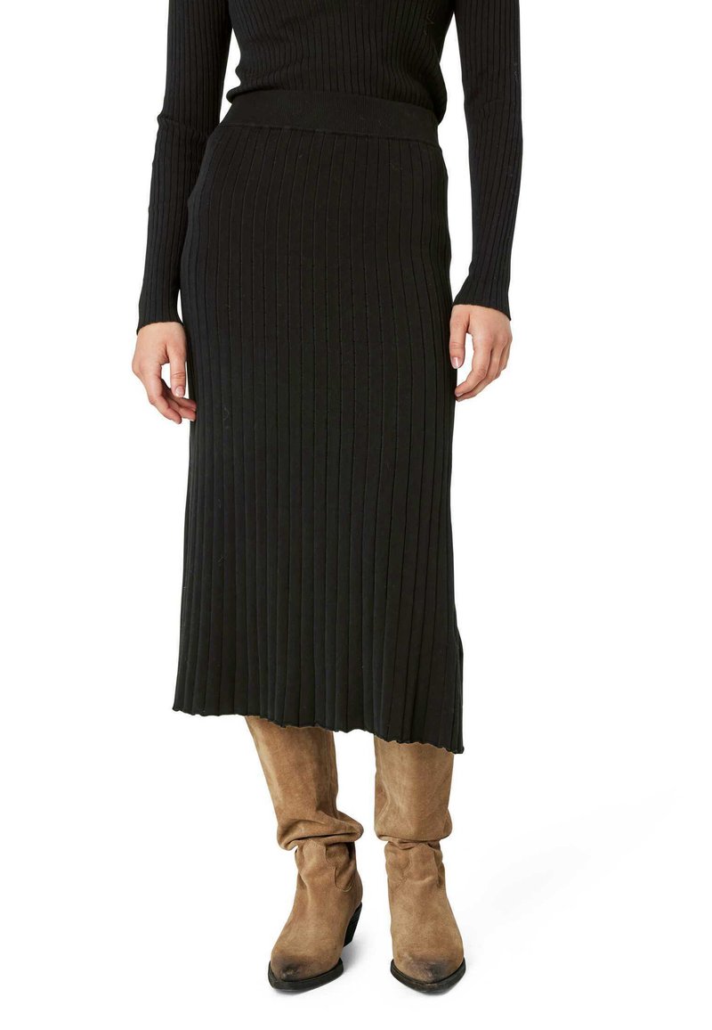 Noa Noa VIBENN - A-line skirt - black