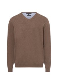 FINSHLEY & HARDING Strickpullover - schoko