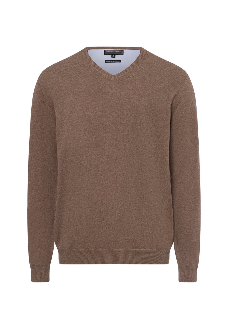 FINSHLEY & HARDING Strickpullover - schoko