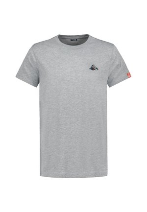 Eight 2 Nine, EIGHT 2 NINE T-SHIRT MIT MINI-PATCH BERGE - T-Shirt print - light-grey