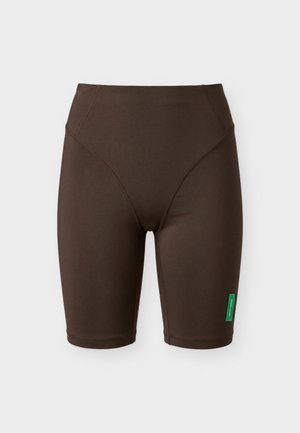 District Vision, TRAINING SHORTS - Legging court de running - umber