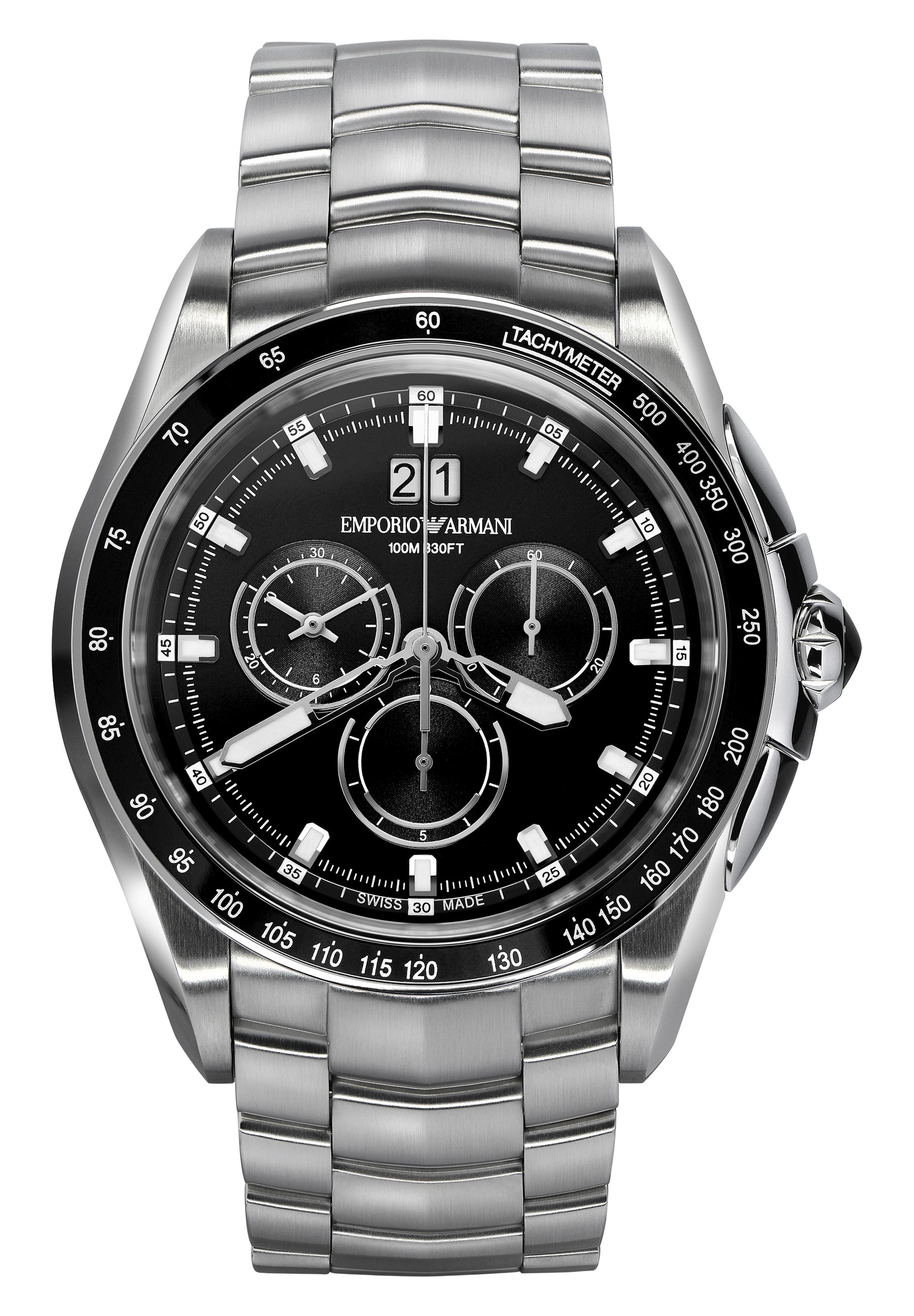 Emporio Armani Swiss Made Chronograph Watch Emporio Armani Classic Chronograph Men main image 2