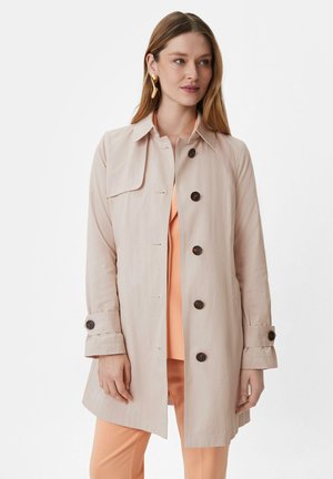 TAILLIERTER MIT BINDEGÜRTEL - Trenchcoat - helles beige