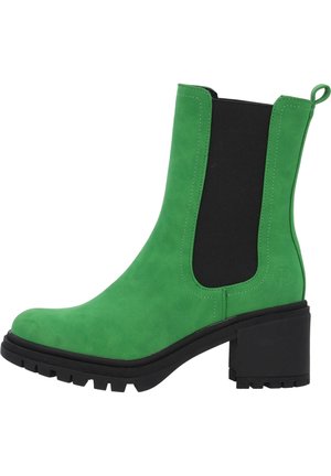 Stivaletti con plateau - green