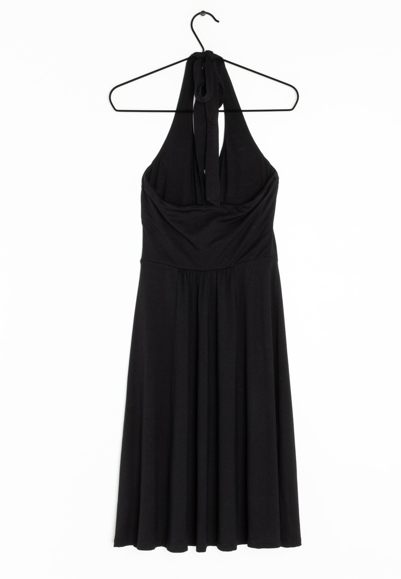strapless open back dress Plus size Mini short Black Dress