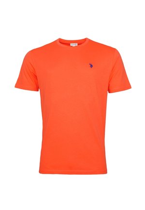 U.S. Polo Assn., T-SHIRT KURZARMSHIRT MIT RUNDHALSAUSSCHNITT SHORTSLEEVE - Základné tričko - hellrot