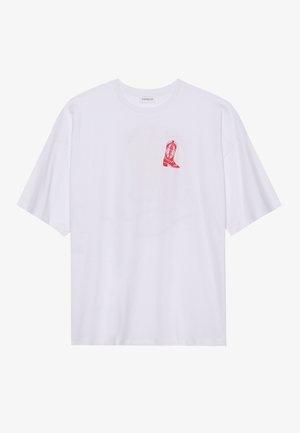 Even&Odd T-shirts med print - white