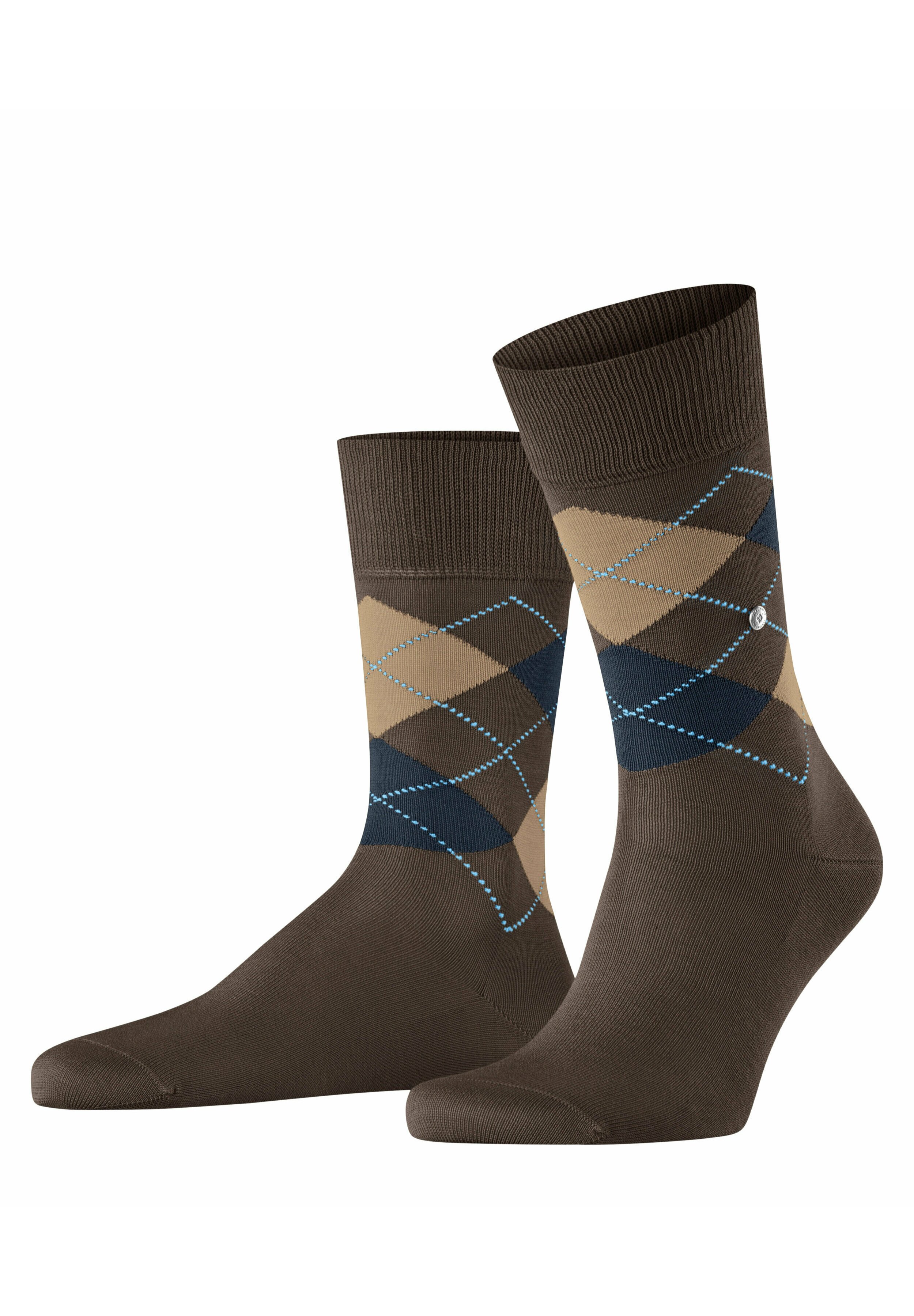 Burlington Mayfair W SO Cotone Fantasia 1 Paio, Calzini Donna, Nero