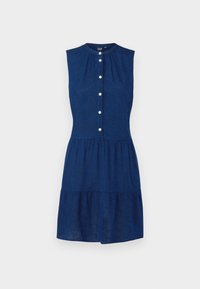 TIERED - Φόρεμα πουκάμισο - dark indigo