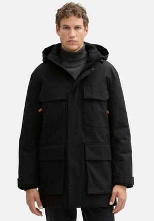 ARCTIC MIT ABNEHMBARER KAPUZE - Winter coat - black