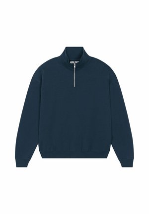 BASIC SUPERHEAVY ZIPPED - Sweater - dark blue