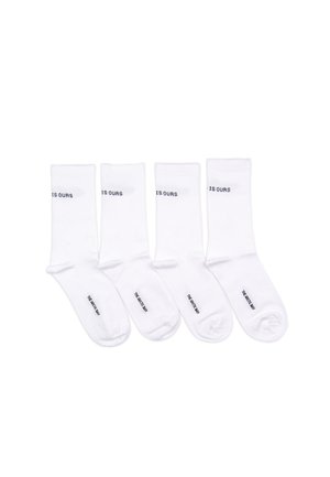 4 PACK UNISEX - Calcetines - white