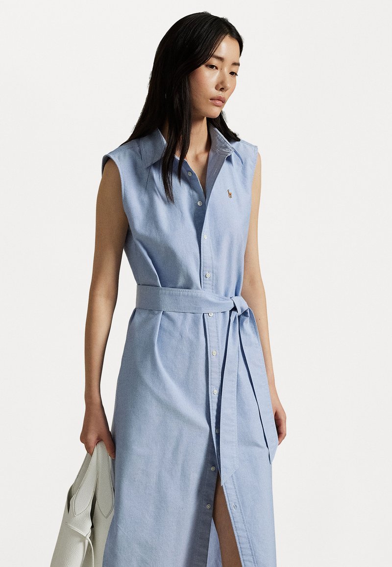 Polo Ralph Lauren - CORY SLEEVELESS DAY DRESS - Blusenkleid - blue, Vergrößern