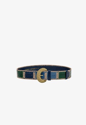 Maliparmi, PATCHWORK THREAD BELT - Ceinture - light blue