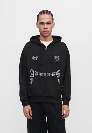 Wasted Paris, LOYAL ZIP UNISEX - Суитшърт с цип - faded black