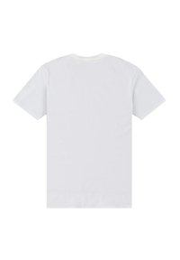White short-sleeve t-shirt made of cotton. Features a classic crew neck and smooth texture with no graphics or embellishments.