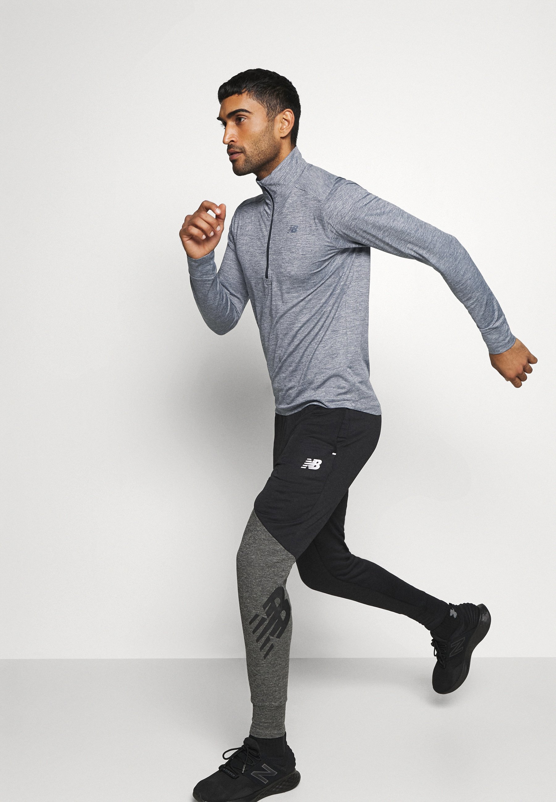 new balance quarter zip grey