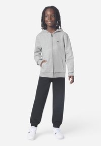 Lacoste CORE FULL ZIP UNISEX - Bluză de molton cu fermoar - light grey