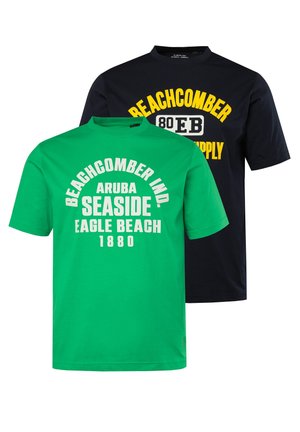 2PACK - T-Shirt print - green fern