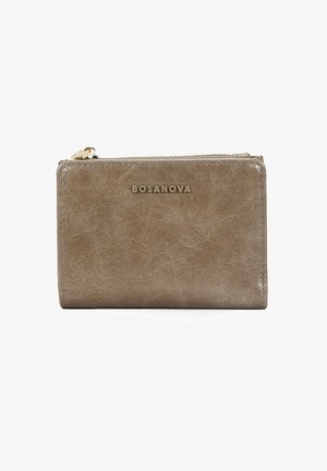 Bosanova CON CREMALLERA Y BOTÓN - Monedero - taupe