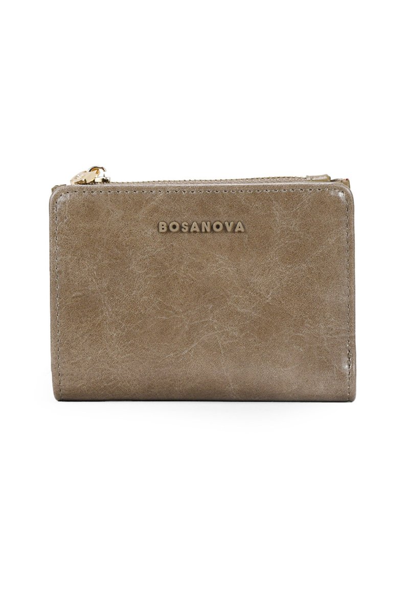 Bosanova CON CREMALLERA Y BOTÓN - Monedero - taupe