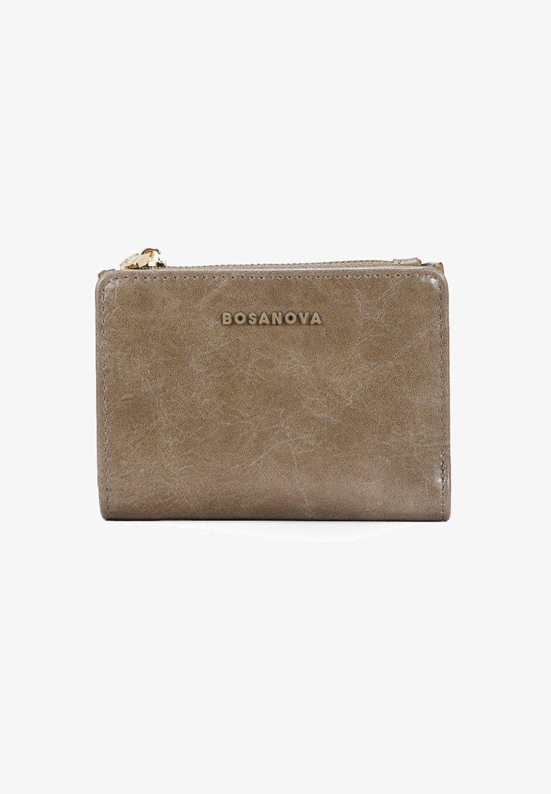 Bosanova CON CREMALLERA Y BOTÓN - Monedero - taupe