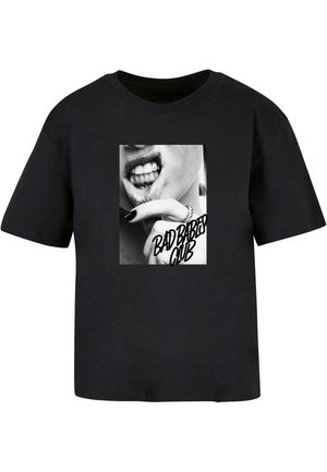 Mister Tee, LIP TATTOO  - Tričko s potlačou - black