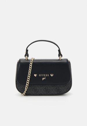 CROSSBODY FLAP BAG UNISEX - Handtasche - jet black