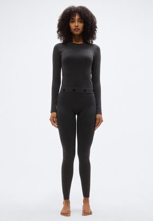 Lange underbukser - mottled black