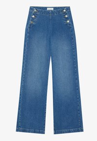 Wide leg - blue denim
