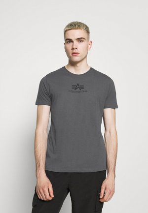Print T-shirt - greyblack
