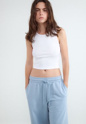 Balmohk, Ribbed Sleeveless - Top - white